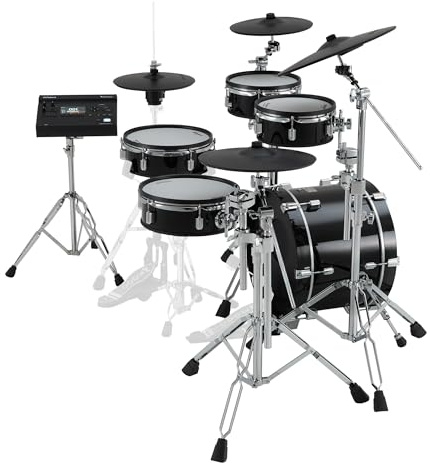 Roland VAD316 V-Drums | 5-Piece 3 Series Acoustic Design V-Drum Kit | V31 Sound Module | Advanced Sound Technology | Shallow-Depth Wood Shells & Full-Size Kick Drum