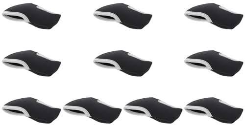Homoyoyo Cubiertas para Palos de Golf, Fundas Profesionales Visibles para Hierros y Putters, Neopreno Resistente, Paquete de 10 Piezas Negras, Accesorios para Uso en Exterior