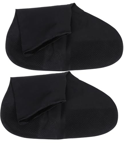 Adorainbow Couvre-chaussures Imperméables en Latex Semelle Antidérapante Renforcée, Protège-bottes Élastique Réutilisable pour Camping et Activités Extérieures