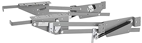 Rev-A-Shelf Heavy-Duty Stand Mixer Lift for Kitchen Base Cabinets, Zinc - Spring-Loaded Lifting System for Small Countertop Appliance Storage, RAS-ML-HDCR