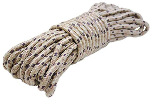 9mm Nylon Braided, 50 Foot, Multi-Purpose Camping Rope | Camouflage (1 Pack)
