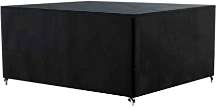 AWNIC Extra Large Garden Furniture Sectional Covers Waterproof 250x210x71cm Patio Furniture Set Covers for Outdoor Sofa Table Furniture Sets, 420D Oxford