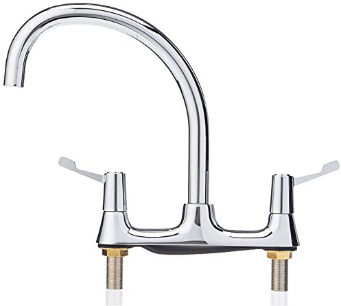 Bristan VAL2 DSM C CD Value Deck & Bridge Sink Mixers, Chrome