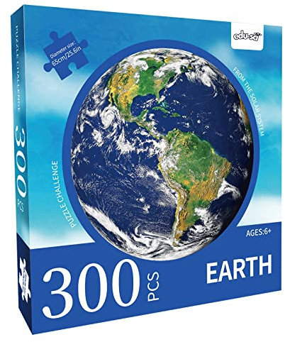 Edu-Sci Solar System Planet Jigsaw (Earth 300pcs)