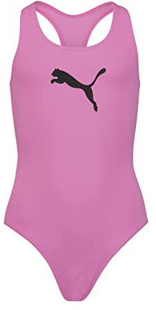 PUMA Swimsuit, Costumi da bagno Unisex - Bambini e ragazzi, Viola, 128