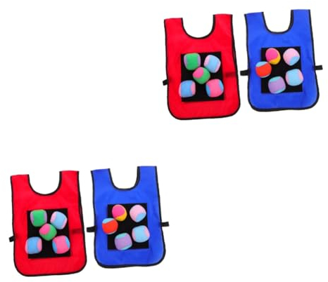 SAFIGLE 24 STK Klebrige Zielbälle Junge Spiele Klebrige Zielweste Outdoor-Spiele Für Erwachsene Klebrige Kugeln Klebrige Ballweste Spielplatz Klebriges Ziel Tag-Weste Kind Draussen Stock