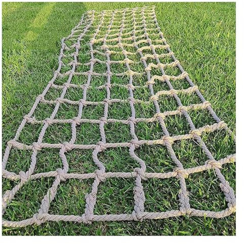 Rete Da Carico Per Arrampicata All'aperto, Percorso A Ostacoli Con Scala Di Corda Allenamento, Accessori Per Fitness Su Casa Sull'albero Per Parco Giochi(Size:2 * 6m(6.6 * 20ft))
