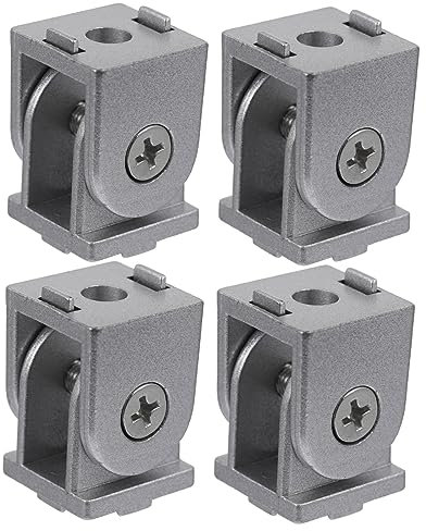 BELLIFFY Kit De Charnières Mobiles 4 Pièces Articulations Pivotantes Flexibles En Alliage De Zinc Rotation À 180° Pour Imprimantes 3d