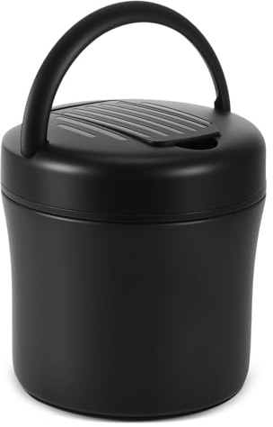 Miawtro Contenitore termico da 1,2 l, per alimenti, in acciaio inox 304, con scomparto che può essere utilizzato come ciotola, contenitore termico con coperchio e cucchiaio, per mantenere il cibo