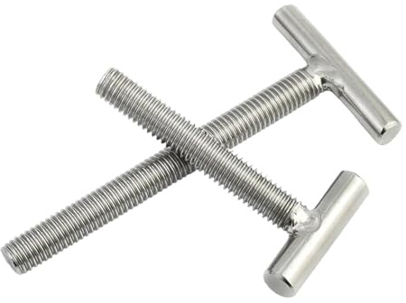 304 Rostfritt Stål Cylindrisk Svetsskruv med T-formad Skruv M4M5M6M8M10M12M14M16 Hammarskruv Bultar for Ränna, Geringsskena(70mm,M12-1PCS)