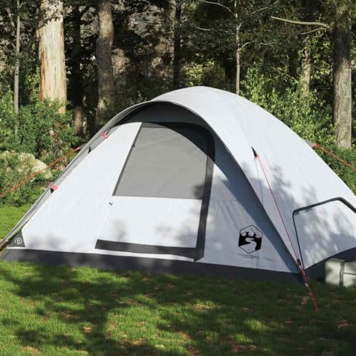 Genérico Tienda Familiar iglú 6 Personas Tela Opaca Impermeable Blanca, Tiendas de campaña Blanco,94554