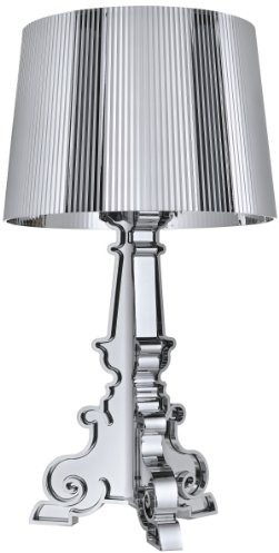 Kartell 907200 Leuchte Bourgie metallisiert, silber