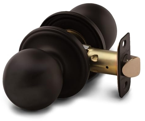 Copper Creek BK2020TB Ball Passage Door Knob, Tuscan Bronze