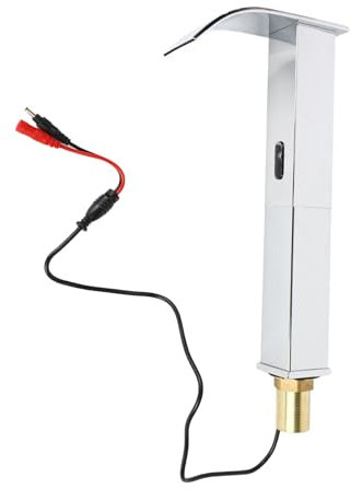 Garosa Robinet Automatique Lave Main Capteur Infrarouge Robinet d'eau Cascade Moyen-Haut Automatique Haut de Gamme cuivre inductif sans Robinet de Bassin de Conservation pour marché G1