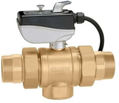 638072 1 1/4 230V Valvola a sfera motorizzata, a due vie CALEFFI