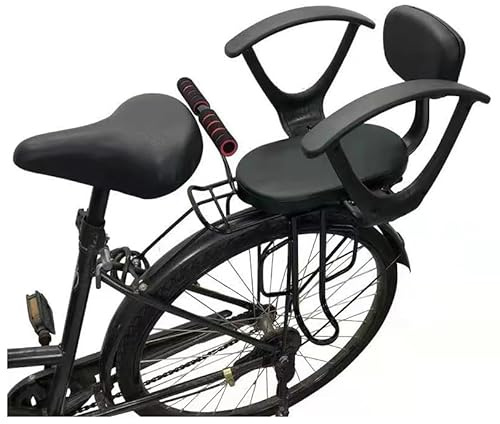 BDXZJ Child Bike Seat Rear Mount, Bicycle Child Safety Rear Seats, Adjustable Child Safety Front Seat Toddlers Cycling Protection Chair with Armrests Pedals Seat Belt Baby Kids Safety Seats