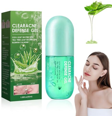 HASAIKA Crème Aloe Vera Acne, Gel à L’Aloe Vera, Gel d'Aloe Vera Bio,Apaisante et Hydratante, Réparatrice Coups de Soleil et Cicatrices,réduit les imperfections dues à l'acné
