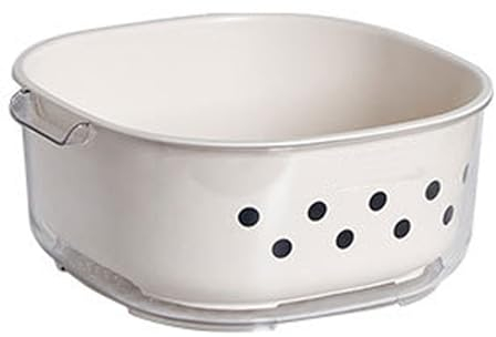 Scodella per Frutta a Doppio Strato, Colino per Frutta, Leggero e Robusto, per Lavare le Verdure, per e Soggiorno