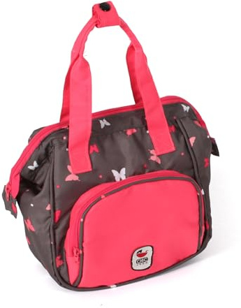 Bayer Chic 2000 - Bolso Cambiador de muñecas, Bolso Cambiador para muñecas, Accesorios de muñecas, Bolso de muñeca, Mariposa, Coral