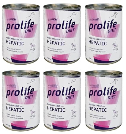 Hepatic - Comida Perro, Paquete ahorro de alimentos en caja (6 x 400 g)