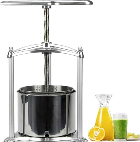 LYJYUJIE Edelstahl Manuelle Squeezer Orange Zitrone Zitrus Presse Entsafter Langsame Extraktor Hand Fruchtsaft Wein Separator Öl Gießer~/