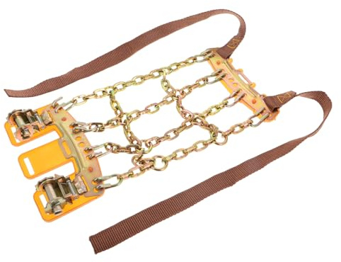 STOBAZA Catene da Neve Antiscivolo per Auto e Suv Regolabili in Acciaio Manganese Alta Resistenza per Pneumatici Adatte per Neve e Ghiaccio con Design Ninesquare