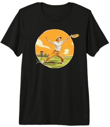 Disc-Golf-Joueur Disc-Golfing Game Accessoire Disc-Golf T-Shirt Haut de Gamme