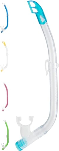 Cressi Top Snorkel - Unisex Youth Minidry Snorkel Schnorchelröhre für Kinder und Jugendliche Einheitsgröße