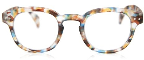Izipizi #C LetmeSee Reading Glasses Blue Tortoise Diopter +2