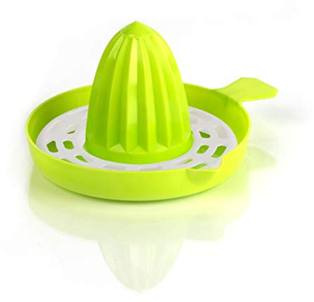 Presse-citron, presse-agrumes, avec piège à noyau, vaisselle en plastique, couleur citron vert, vaisselle en plastique