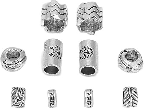 Dreadlock Beads Decor, Beard Beads Viking Beard Beads Exquisite Design for Pendant for Dyeing The Beard for Braided Hair for Braided Beard