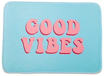 SWEET HOME Absorbent Non-Slip Soft Foam Bath Mat, 1.5 cm, Washable 30° Bath Mat, Bedroom and Children's Bedroom, Colourful Bath Mats, 50 x 70 cm