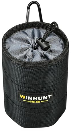 WINHUNT Pochette à outils, vis et clous, épaisse pour résister à l'usure, idéale pour les outils industriels, sac de rangement