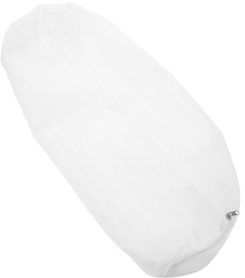 Alipis Federe per Cuscino Cilindrico Bianco Morbido e Confortevole Design Traspirante come Copricuscino da Collo 15x50cm