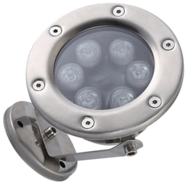 FONDOTIN LED Sumergible para Piscina con Luz Cálida Resistente al Agua y Acero Inoxidable Iluminación Subacuática para Piscinas Enterradas Estanques y Fuentes Energético y Duración