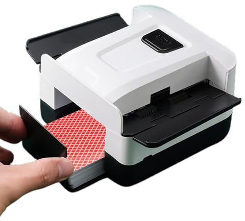 Card Shuffle, accessorio portatile per carte, macchina elettrica per mescolare la famiglia, campeggio, viaggi, posto di lavoro, casa, torneo, feste