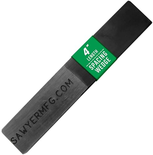 4 Welding Wedge for Pipe Fitting and Metalwork – Precision Hardened Steel Gap Adjustment for Pipefitter Tools, TIG, Ironworker, Gutter Wedges, Pipe Fitting Tools, Metal Spacers – Small by Sawyer