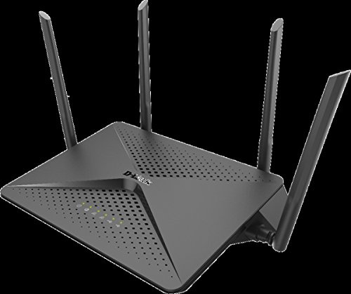 D-Link DIR-882 Router Wi-Fi AC2600 Dual band, 5 Porte Gigabit, 1 Porta USB 3.0 e 1 Porta 2.0, AC SmartBeam, Tecnologia MIMO, Rete Ospiti, Parental Control, Configurazione Semplice, WPS/Reset, Nero