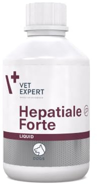 Vet Expert kompletteringsfoder för hundar | 250 ml | Stöd för leverfunktionen | Med mjölktistel kronärtskocka hepatial Forte Liquid
