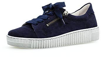Gabor Wisdom Womens Casual Shoes 8 UK Bluette Suede