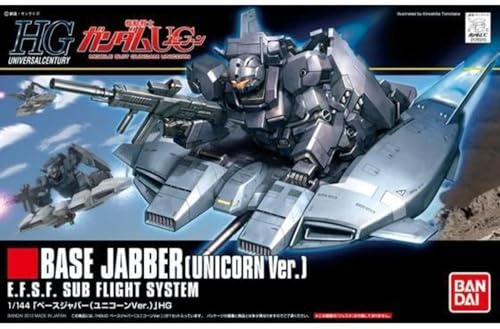 BANDAI SPIRITS HGUC Mobile Suit Gundam UC Base Jabber (Einhorn Ver.) Maßstab 1:144 Farbkodiertes Kunststoffmodell, Schwarz