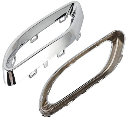 Aramox Rivestimento della Copertura della Gola della Coda, Rivestimento della Copertura della Punta dello Scarico Cromato Lucido di Ricambio per A B C E GLC Classe CLS W177 W247