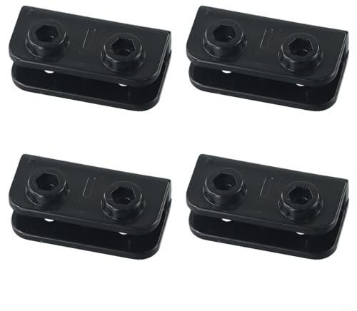 Set mit 4 Ersatzverbinder-Ersatzteilen für Pavillon, rechteckige Halterungs-Set (4 Stück)
