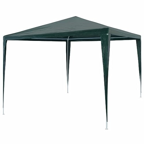 Tonnelle imperméable en polyéthylène pour barbecue Vert 3 x 3 m