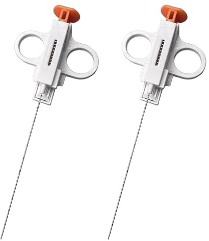 Aiguille de Biopsie pour Santé Animale, Aiguilles Jetables de Prélèvement Vétérinaire, Conçues pour Animaux de Compagnie, Bétail et Faune, Outil Vétérinaire Fiable. (2, 16G/10CM)