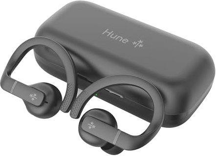 HUNE Haba TWS Sport Auriculares Inalámbricos, Bluetooth 5.4, IPX5 Resistentes al Agua, Autonomía 40h, Diseño Deportivo, Micrófono Integrado
