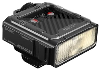 VILTROX TTL Flash for Sony Camera, 1800mAh On Camera Mini Flash, 26W/s 5600K Small Flash for Cameras, GN16 Mini Flash, 1s Recycle Time S1/S2 Optical Control for Sony (Spark Z3-S, Gunmetal Gray)