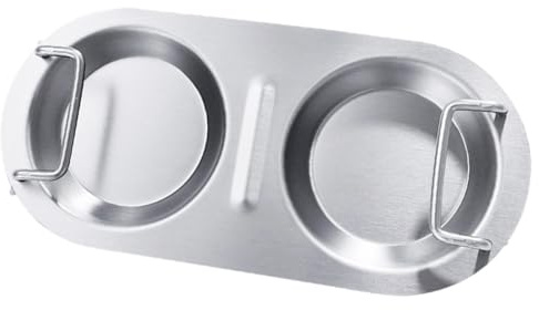 DIYEAH Soporte para Cucharas de Acero Inoxidable Estilo Japonés Reposacucharas Resistente al Calor para Cocina Práctico Portacucharas para Uso Diario en Hogar y Restaurante Color