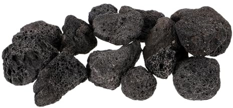 YARNOW Rocas Volcánicas Naturales de Lava para Acuarios y Plantas Estructura Porosa, Bolsa Grande para Jardines de Agua y Patios Estética Rústica