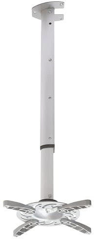 Techly 301566 Supporto a Soffitto per Proiettori Estensione 60-102 cm Silver Silver